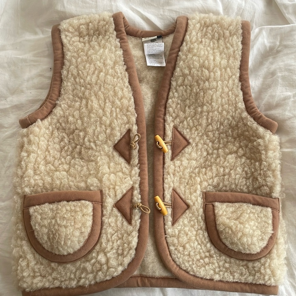 Alwero 100% wool kids vest